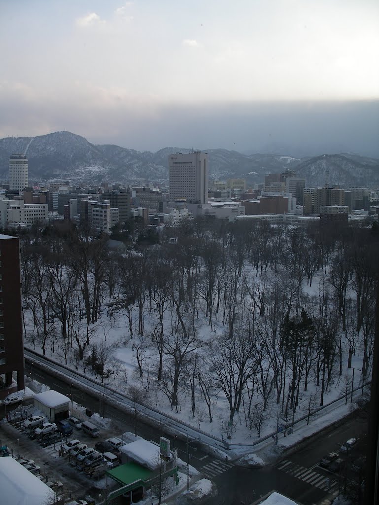 Odori from hotel view by Rekishigakusha