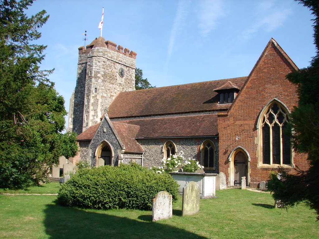 Waltham St. Lawrence Church by martinseligman