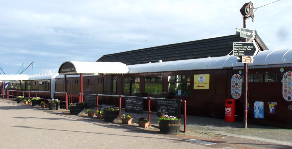 Two railway carriages become a classic restaurant - St Annes, Lancashire by Sheena-Ann Brown