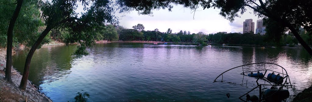 Panorama of Kachrali Lake. by chintandaiya