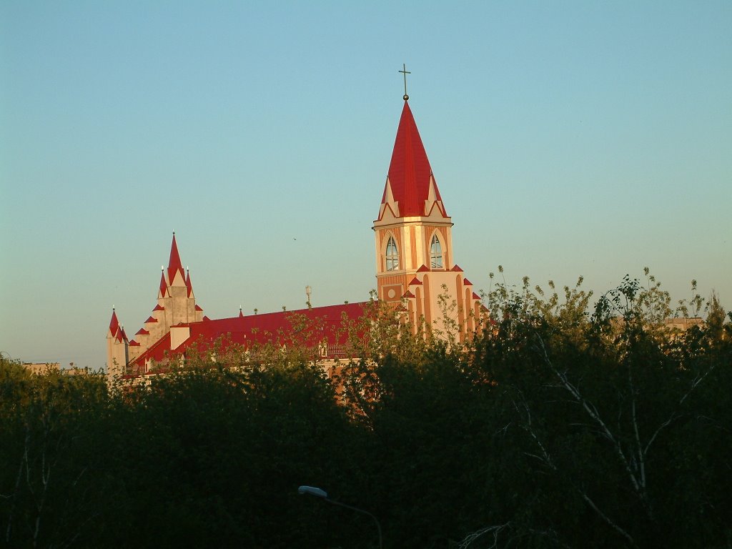 Киев.Улица Курнатовского, парк Аврора. by Анатолий Цесаренко