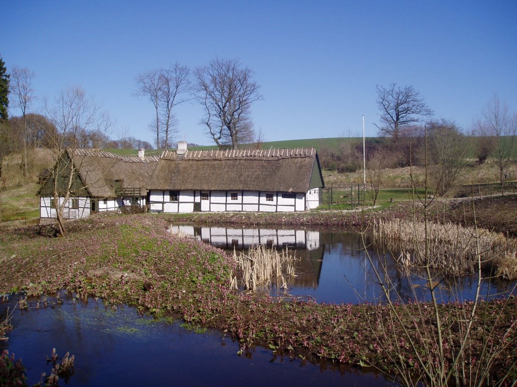 Dellinge Mølle, water mill by Olav Sejeroe