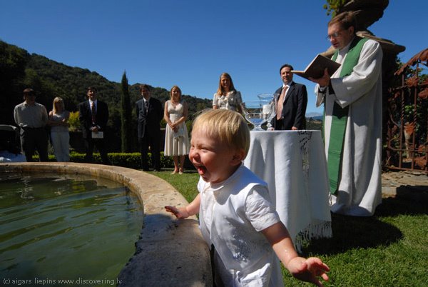 Baptism. Vinery. by Aigars Liepins