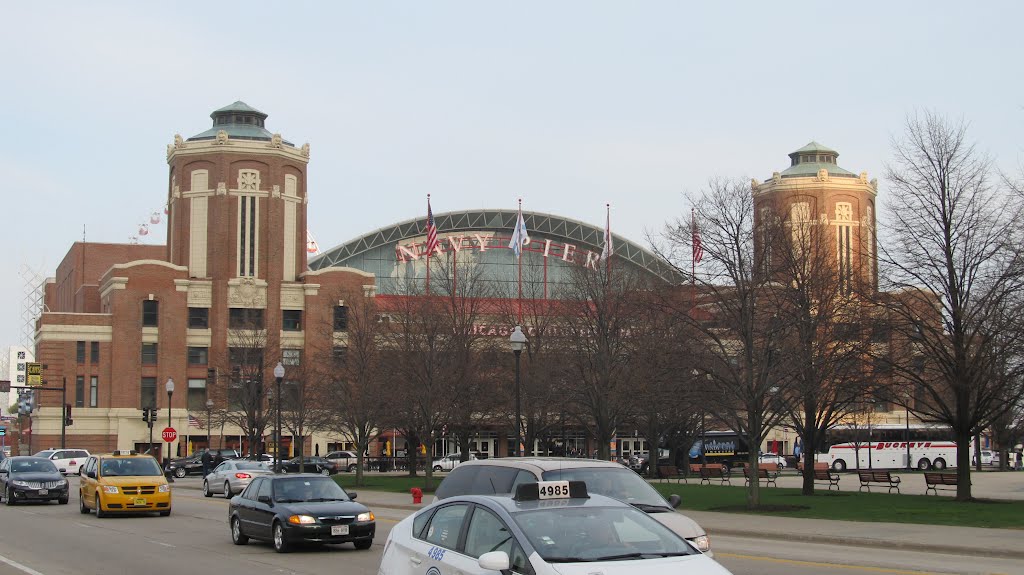 Mar 2012 - Chicago, Illinois. Navy Pier entrance. by BRIAN ZINNEL