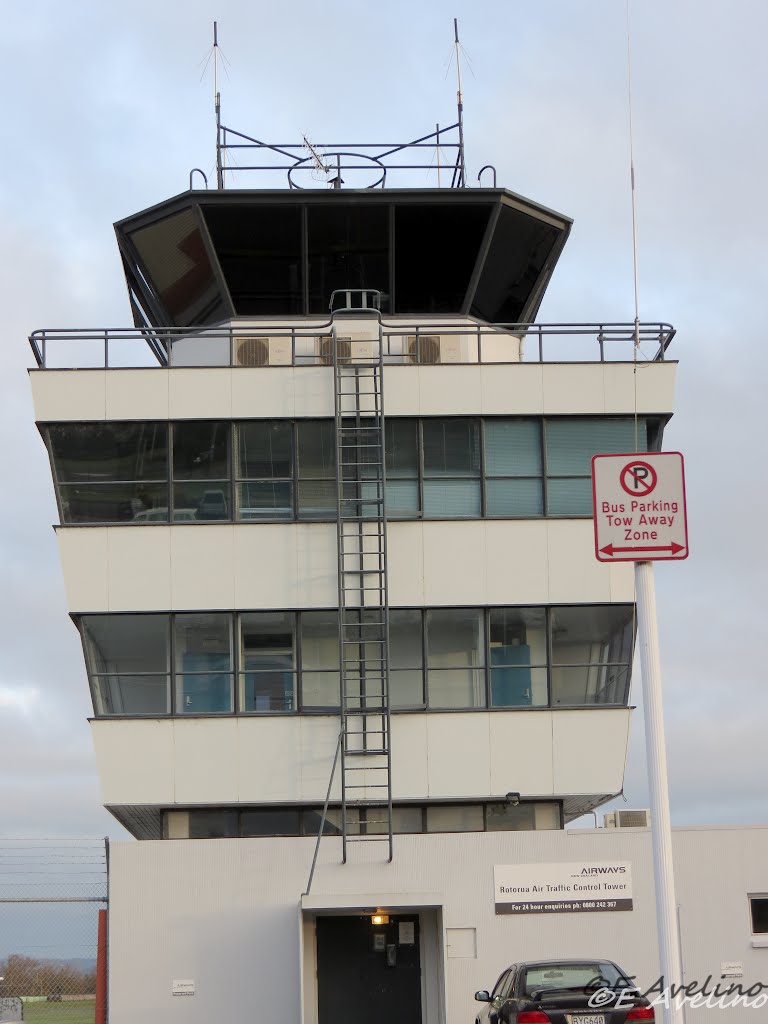 Rotorua International Airport (IATA: ROT, ICAO: NZRO by © E. Avelino