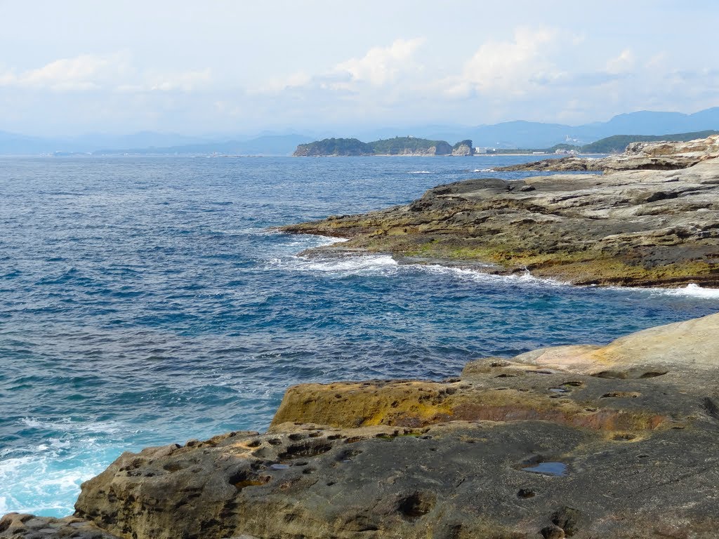 和歌山 千畳敷 , Sandstone layer of Neogene by kazkun