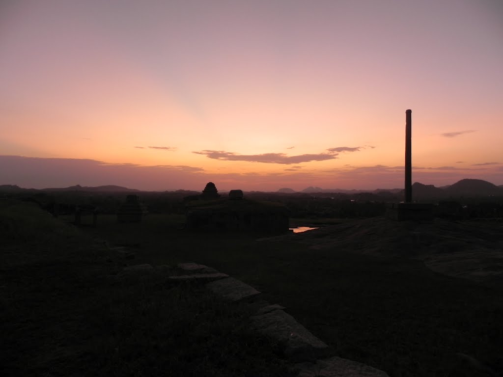 EVENING @ HEMAKUTA HILLS, HAMPI by ALENDE DEVASIA