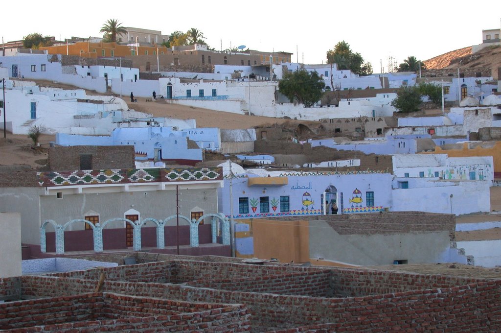 Nubian Village near Aswan, Egypt by Jean Herbrink