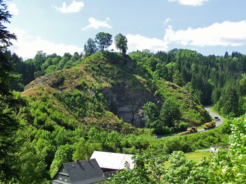 Schloßberg mit Nordhalbener Schwamma by Alfred Walter