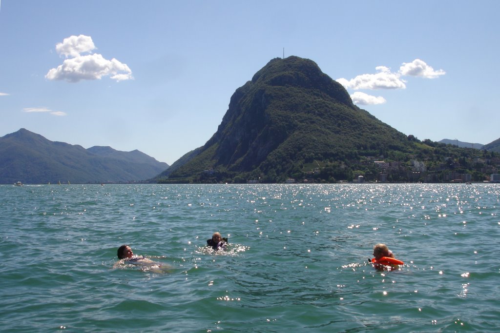 Lago di Lugano mit San Salvatore by Parafritz