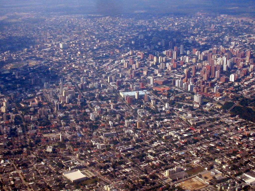 Vista Aerea De Barranquilla, Colombia by Diego Fernando Macias Vera