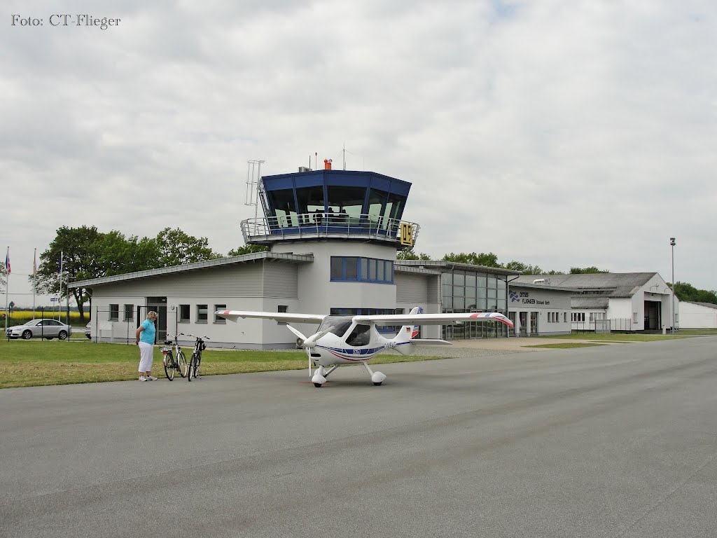 Tower & Vorfeld Flugplatz Barth by CT-Flieger