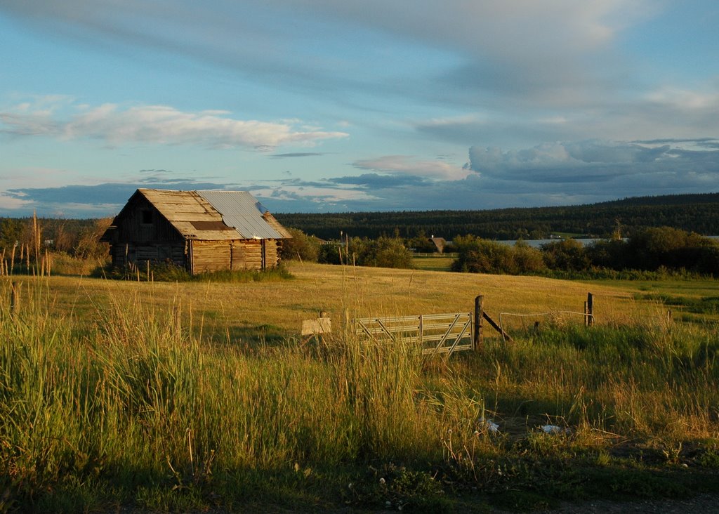 Sunset at Lac La Hache by lkroeker