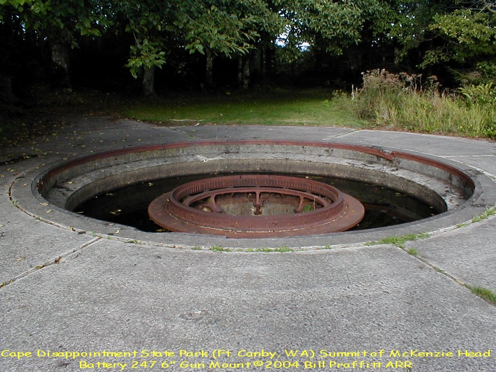 6 Inch Gun Mount Battery 247 McKenzie Head, Ft Canby by MisterProffitt