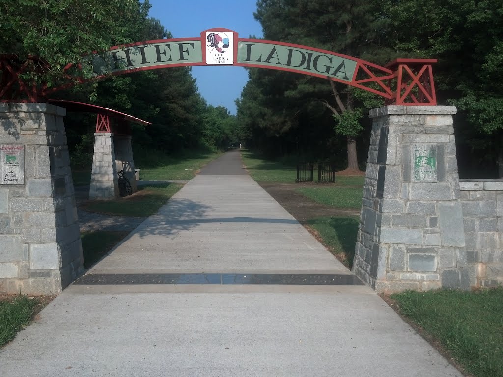 AL/GA State Line on the Silver Comet Trail by Joseph Mueller