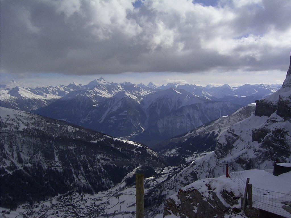 Leukerbad mit Wallisser Alpen by EL84