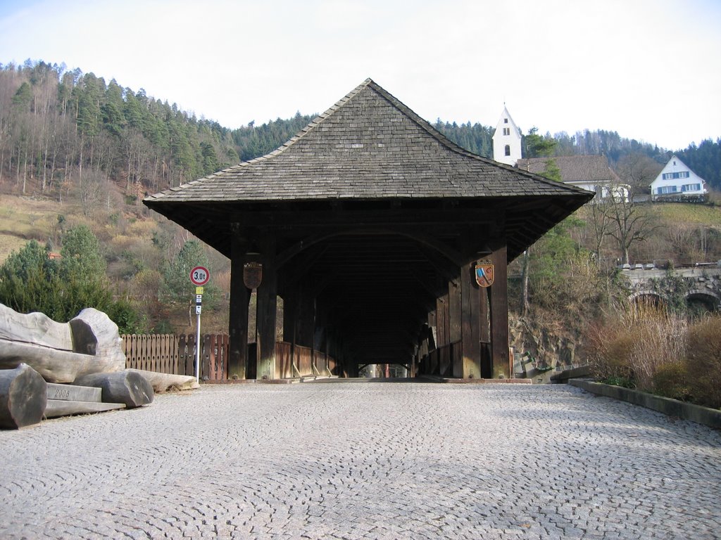 Forbacher Holzbrücke / The wooden bridge of Forbach by Ralf Steib