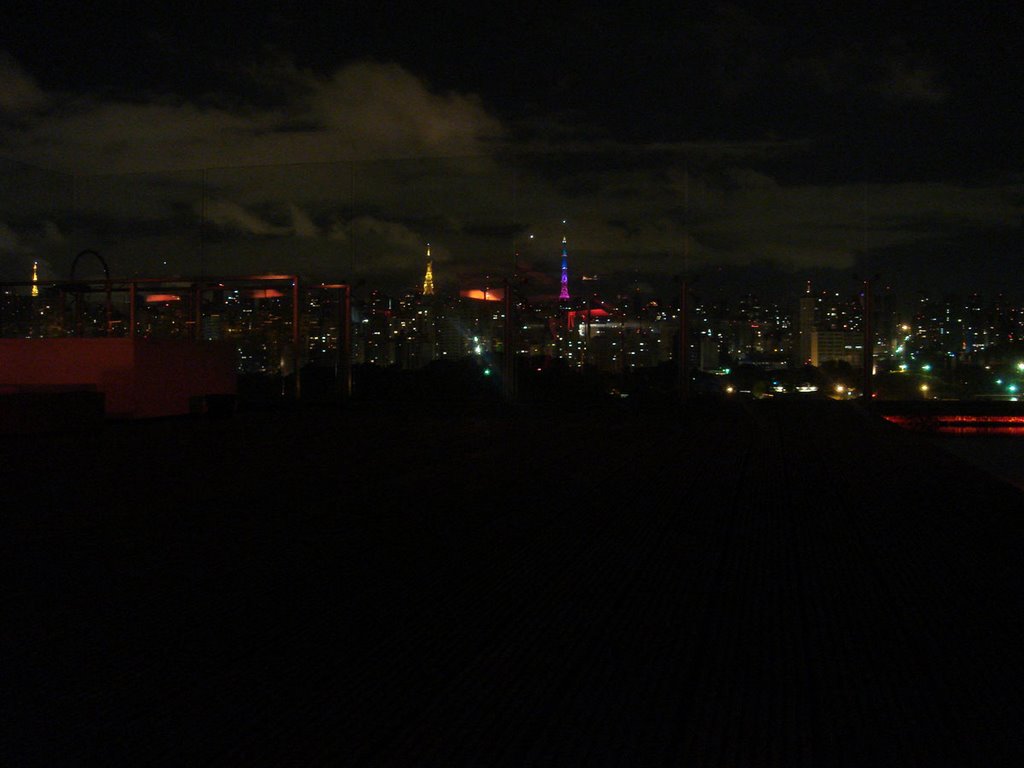 Av. Paulista's Skyline at night by Guilherme Coelho