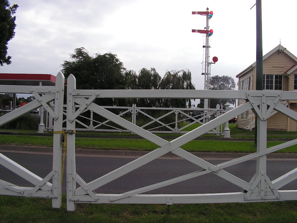 Preserved gates and signals at Sale. by emdb67