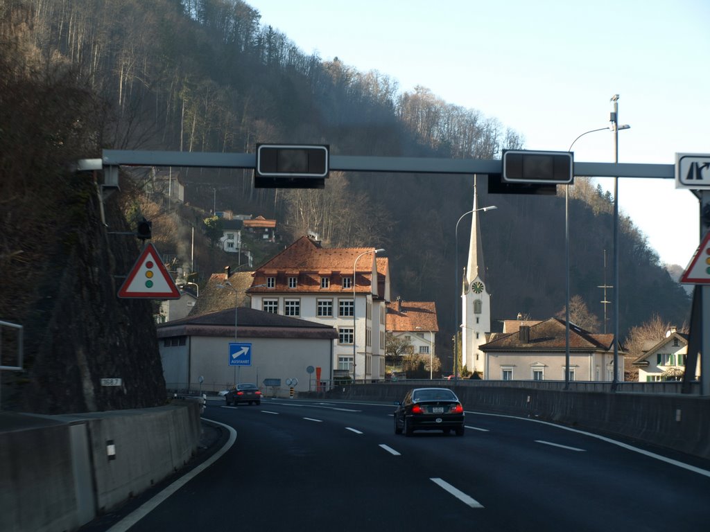 Highway "A3" Switzerland (01/2008) by NilsW