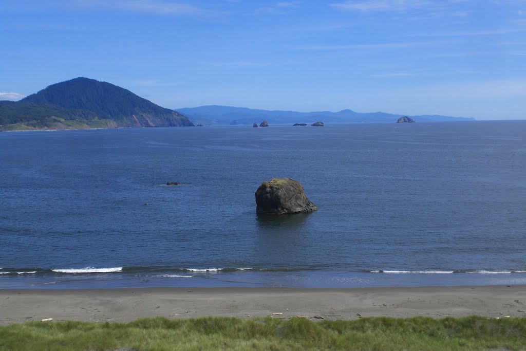 Port Orford, ocean view by AGW