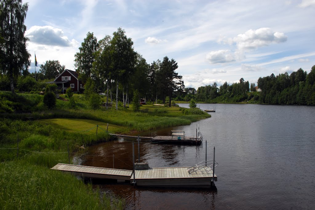 From the Gagnef floating bridge by Amanda Wood