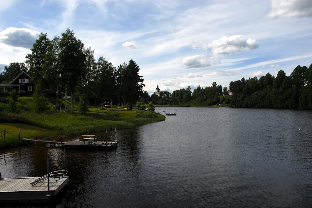 From the Gagnef floating bridge by Amanda Wood