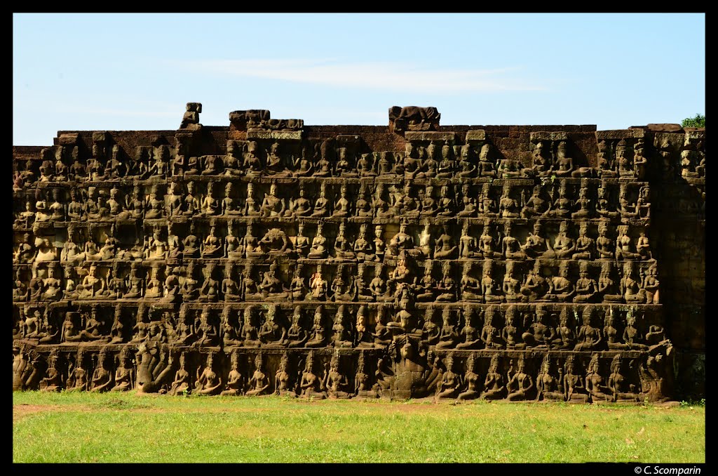 The Wall, Angkor Thom #sc by Cassio Scomparin