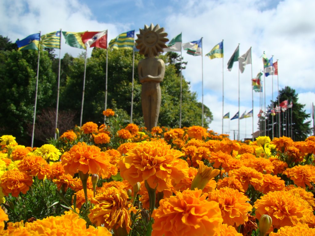 Flores - Kikito - Praça das Bandeiras -Gramado-RS by matheus marra