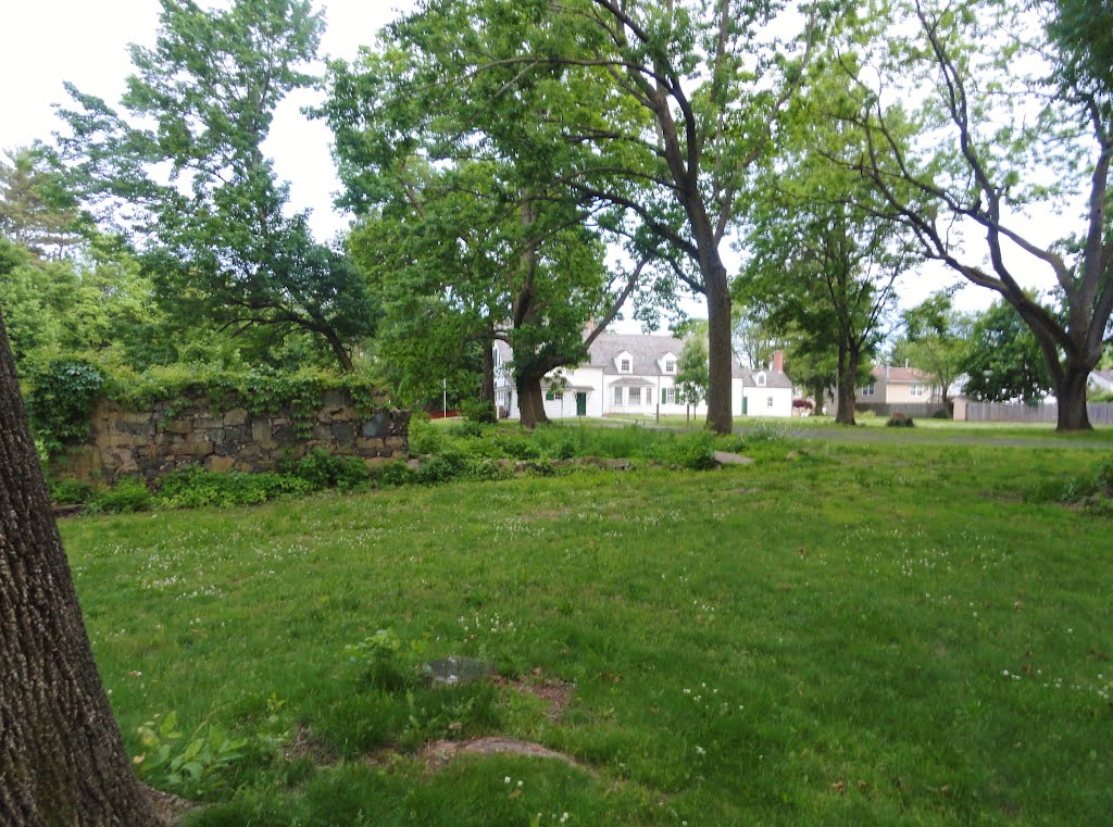 The grounds at the historical Abraham Staat House in South Bound Brook, New Jersey USA March 2012 by Gary Miotla