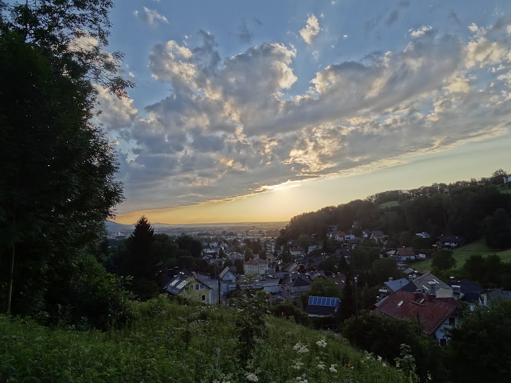 Salzburg city sunset by Wolve Welles