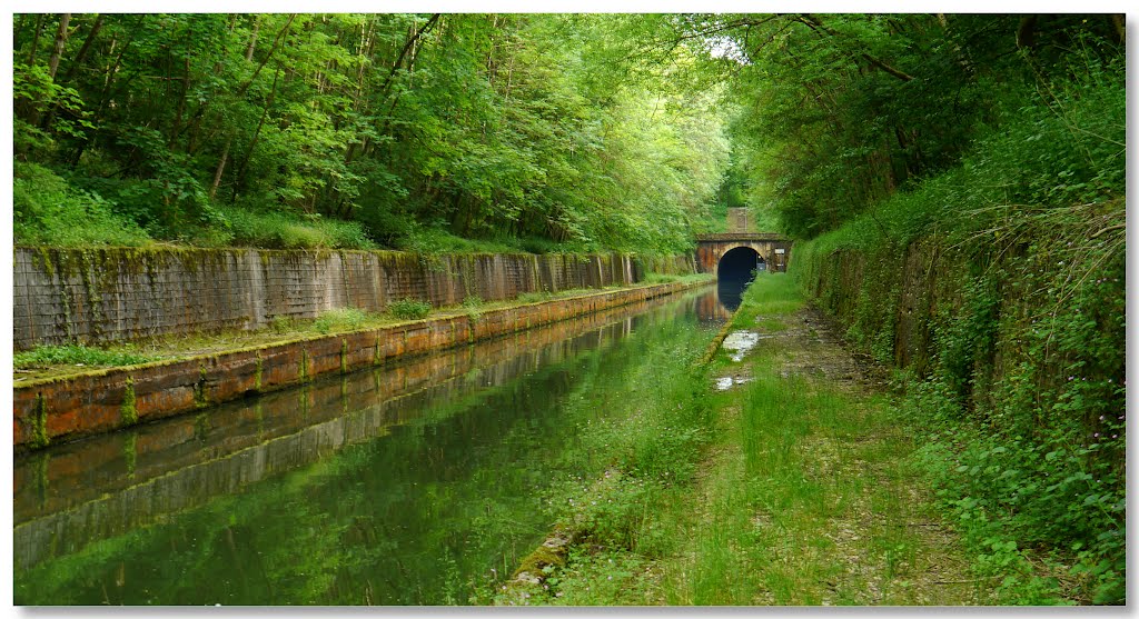 Tp-Foto Kanal-Tunnel - Der Marne-Kanal verschwindet im Berg ... by trappresse