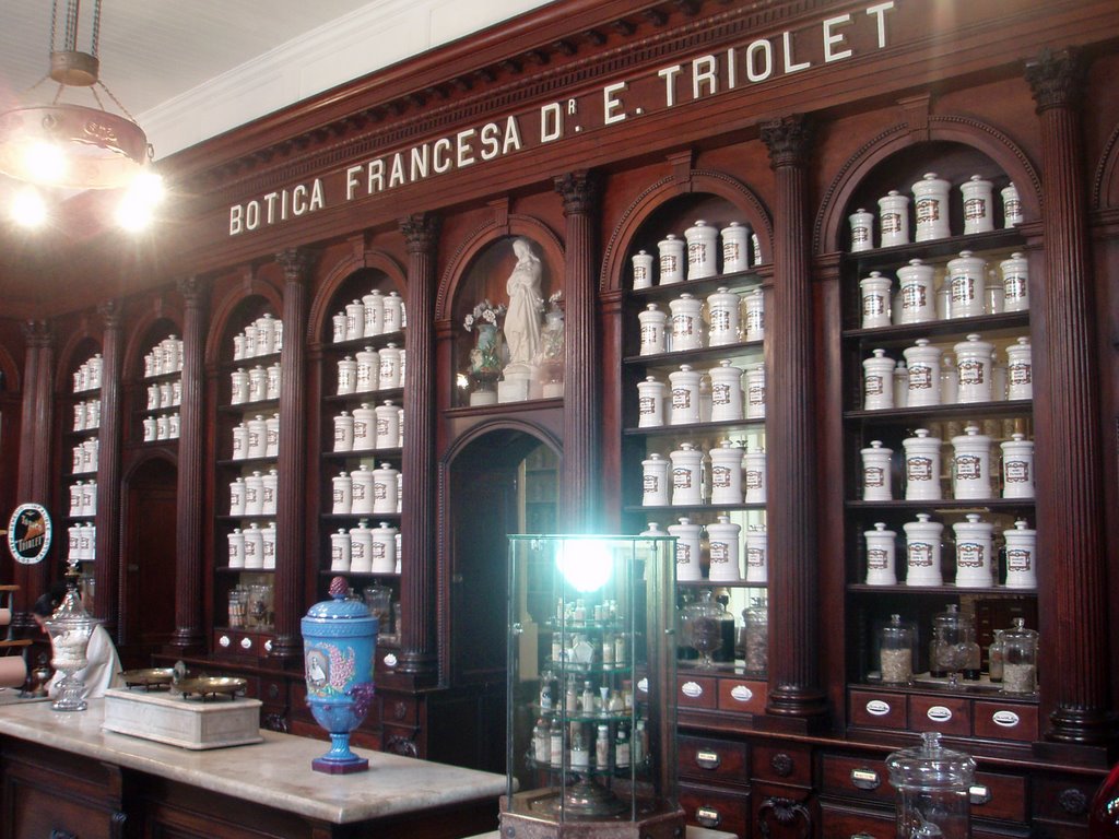 Exhibits in a museum of pharmaceutics Dr. E. Triolet by IPAAT