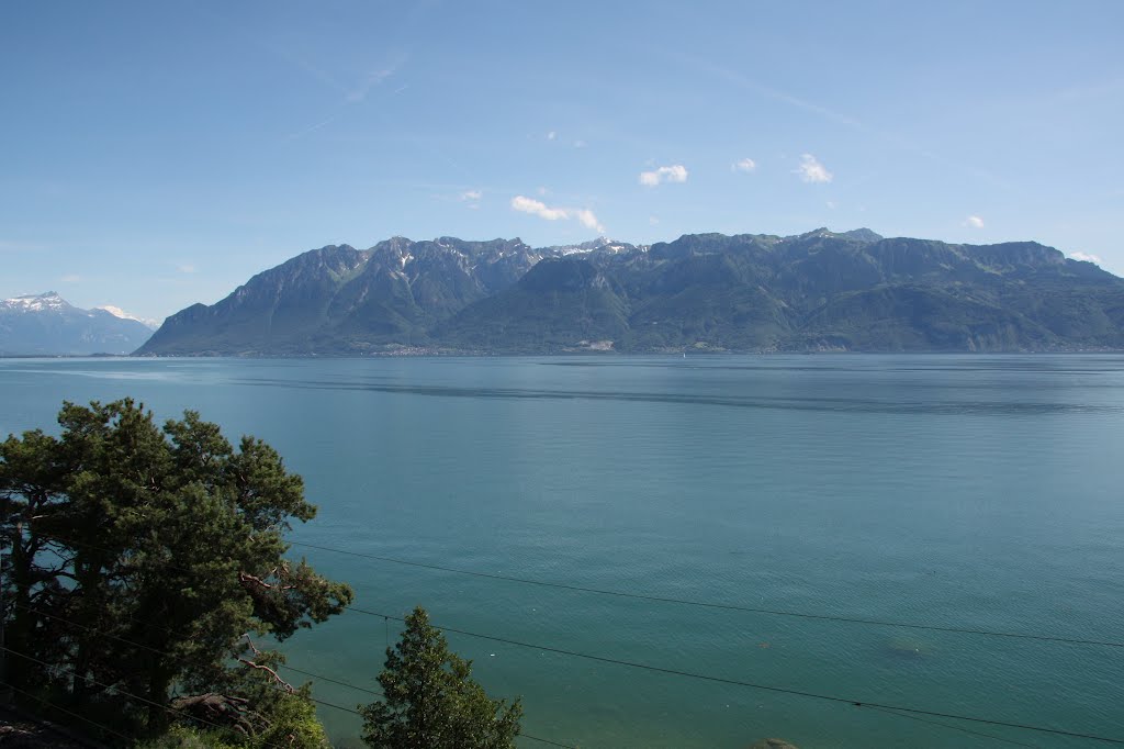 Lac Léman - Panoramique de la Riviéra Franco-Suisse - Bouveret, St-Gingoph Locum - Meillerie by Charly-G. Arbellay