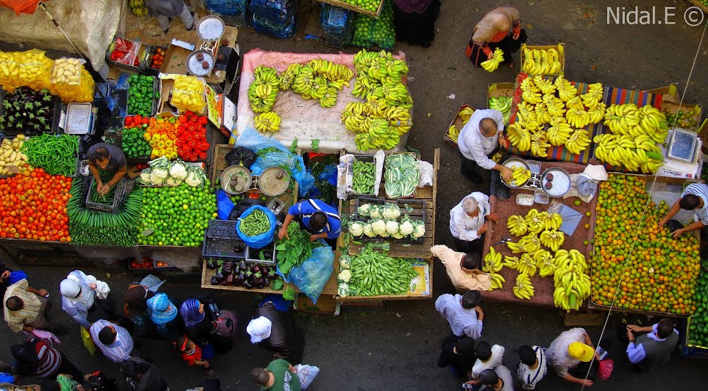 Ramallah food market by nidal.elwan