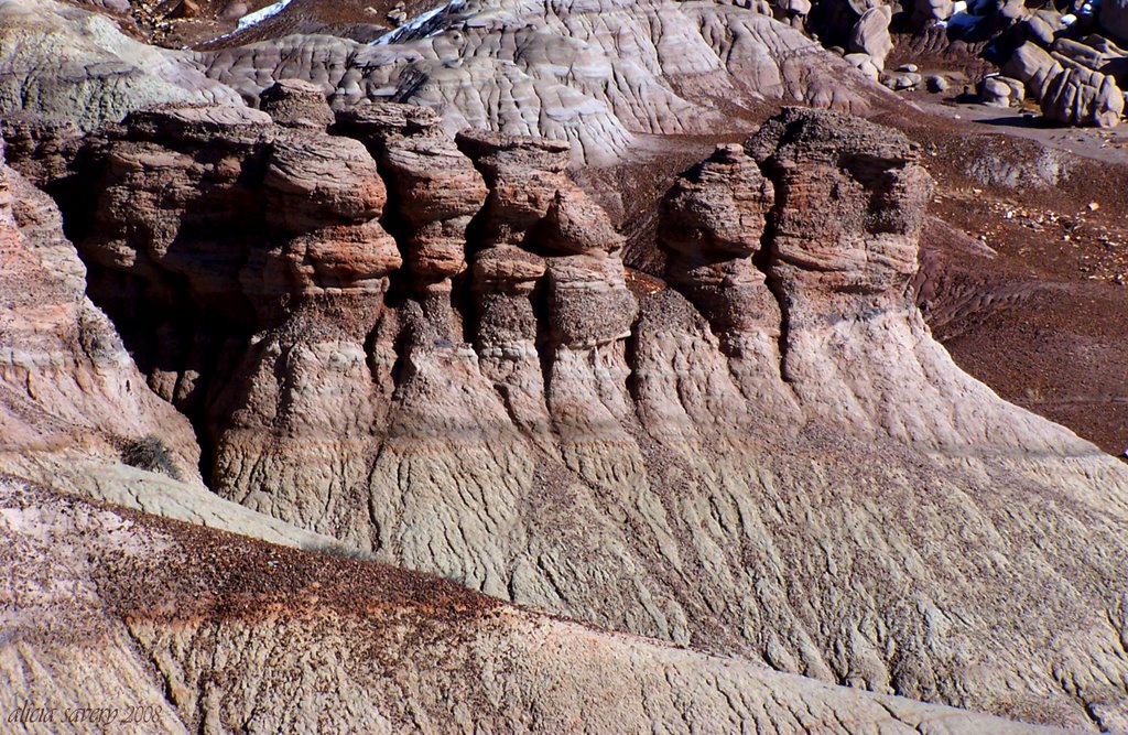 Winter Pastels in Painted Desert, AZ by ai savery