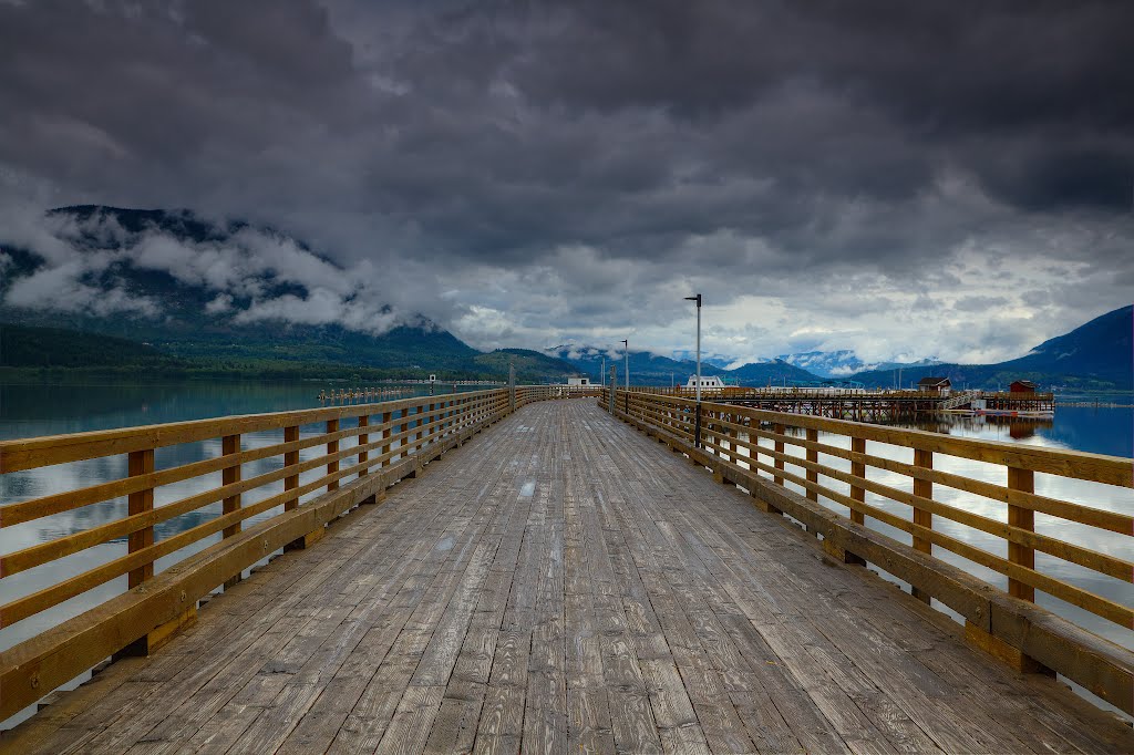 Salmon Arm Pier by Paul Goodwill