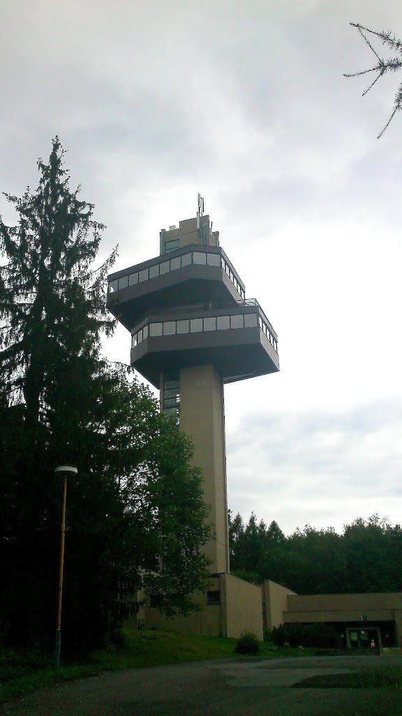 Vyšný Komárnik (SK) - wieża widokowa w pobliżu granicy Polsko-Słowackiej by jaslak-60