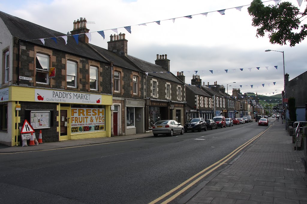 Innerleithen High Street, Scottish Borders by tarth701