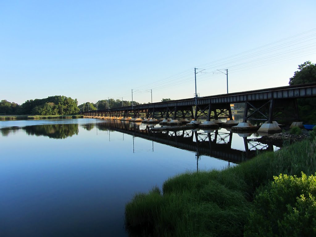 Navesink River Trestle by Adam Elmquist