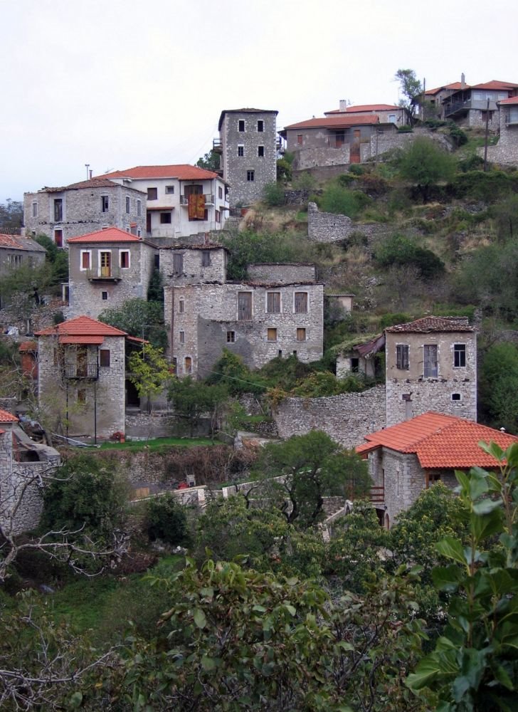 Hroo hill from village main road by Dimitrios Tolis