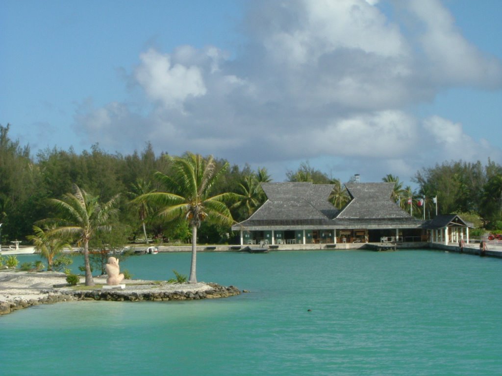 Bora Bora Airport by Davide Martinalli