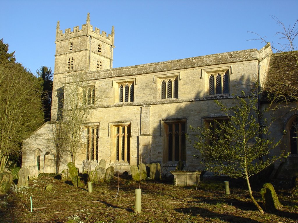 Winter sunshine on St Mary's, Great Barrington by KevinNoles