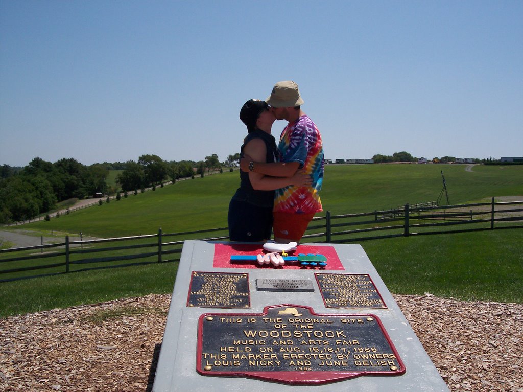 Woodstock festival memorial by Yohan Ladouceur