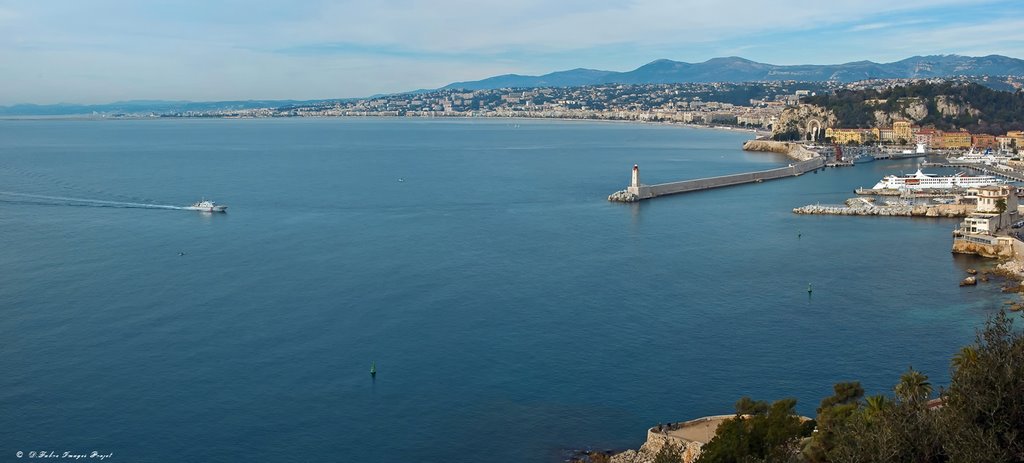 Nice - Baie des Anges by d.fabre Images