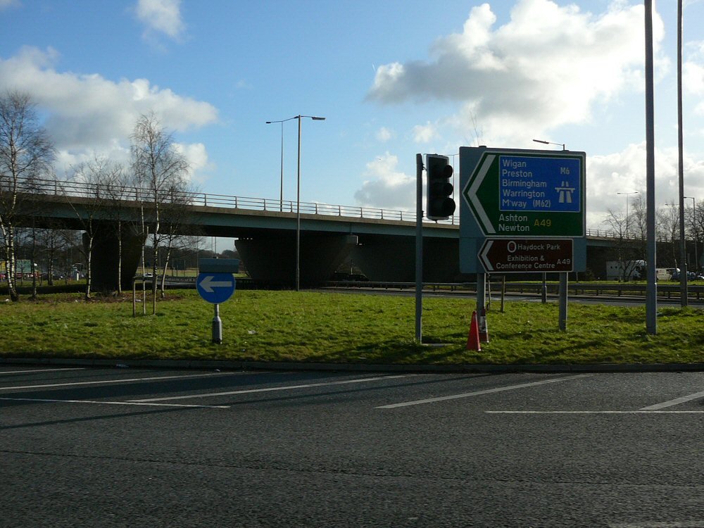 A 580 / M6 junction by David Humphreys