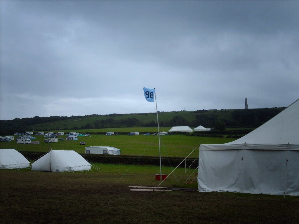 Wet and windy, on campsite 07/2007 by trevmcc