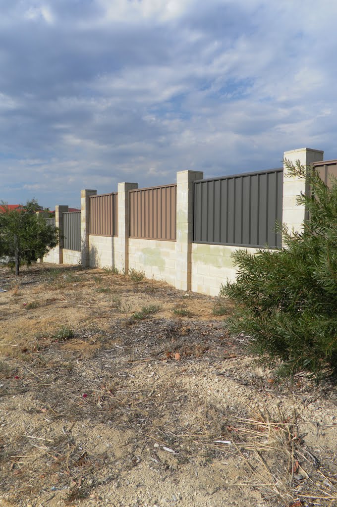 Modernist sewage fencing by Dylan Hewson