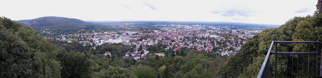 Panoramic View of Ettlingen from the Bismarkturm. by m_thompson