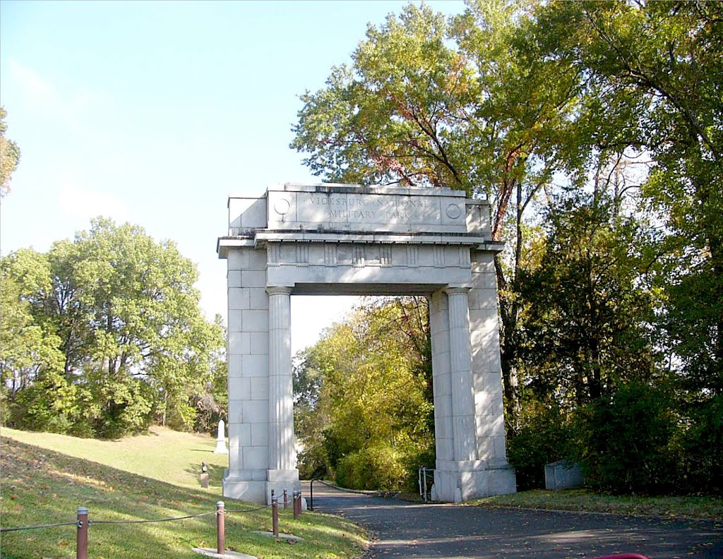 Vicksburg, MS, Memorial Park Entrance (2010) by Gary Rodriguez